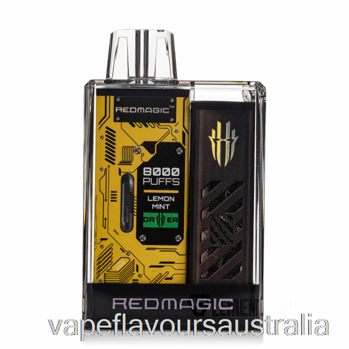 Vape Nicotine Australia RedMagic Dagger 8000 Disposable Lemon Mint